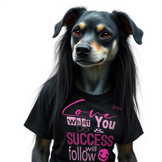 T-shirt Feminina – Love What You Do & Success Will Follow