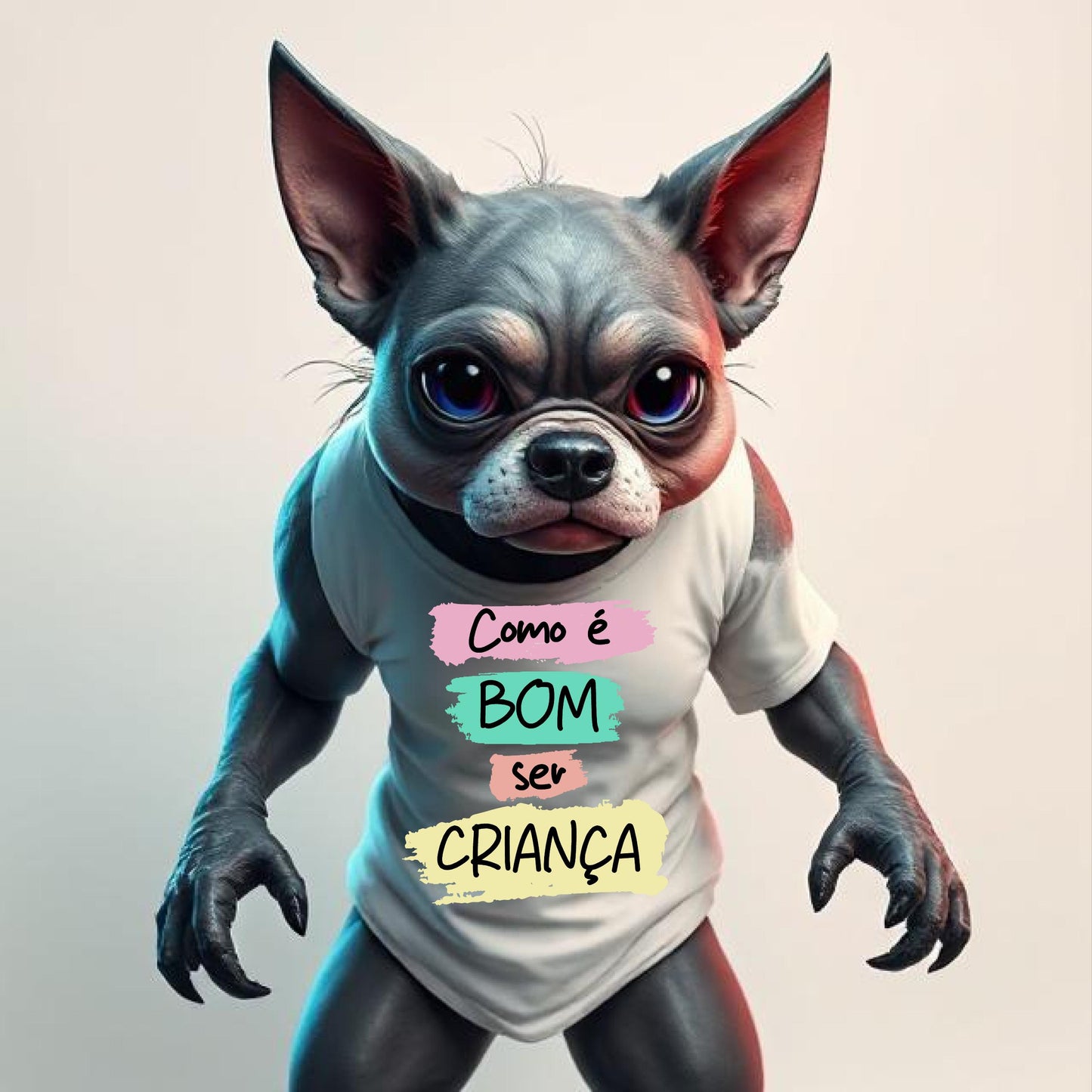 T-shirt Infantil "É Bom Ser Criança" – Conforto com Estilo